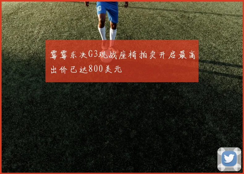霉霉东决G3观战座椅拍卖开启最高出价已达800美元